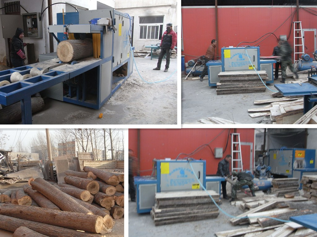 河南鄭州市--ZQ400型原木多片鋸