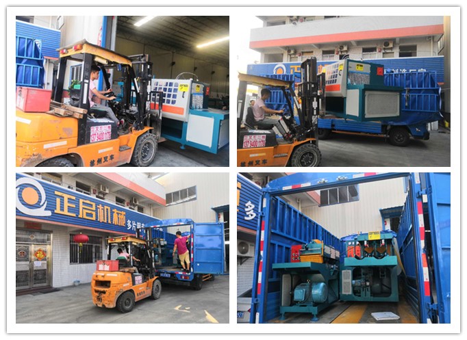 2018年7月發往廣東順德--雙排鏈原木多片鋸、簡易方木多片鋸