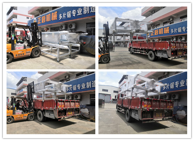 2020年7月發(fā)往青島--8米寬木材輸送架