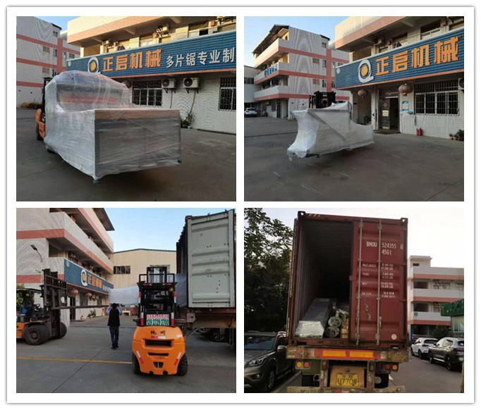 2020年12月發(fā)往馬來(lái)西亞-ZQ1600型多片斷料鋸2臺(tái)