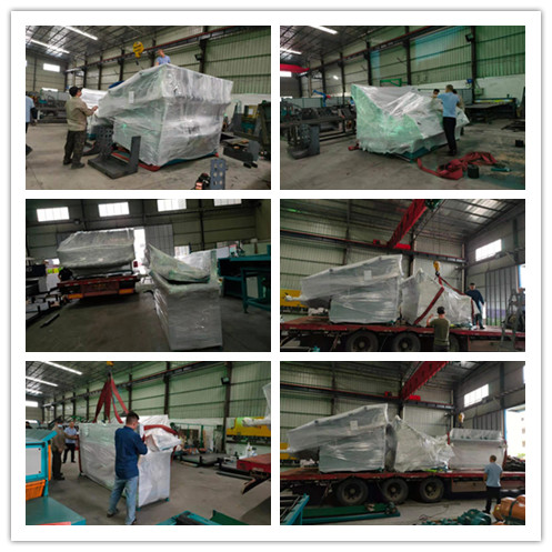 2021年8月9日發(fā)往山西省運(yùn)城市-ZQ350型圓木多片斷料鋸、放料架、提升輸送架、皮帶輸送架