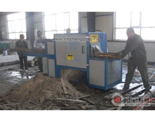 黑龍江省佳木斯市湯原縣-鋸雜木現場