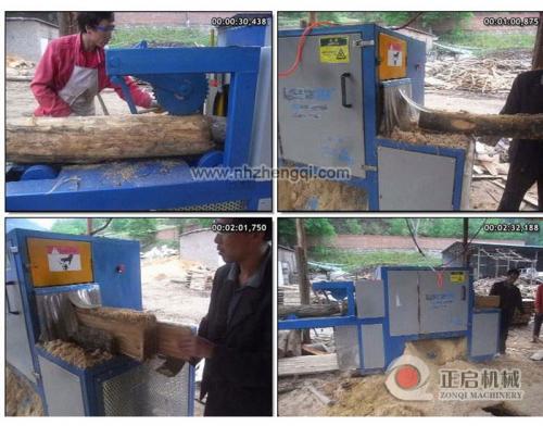 四川省青川雜木加工現場